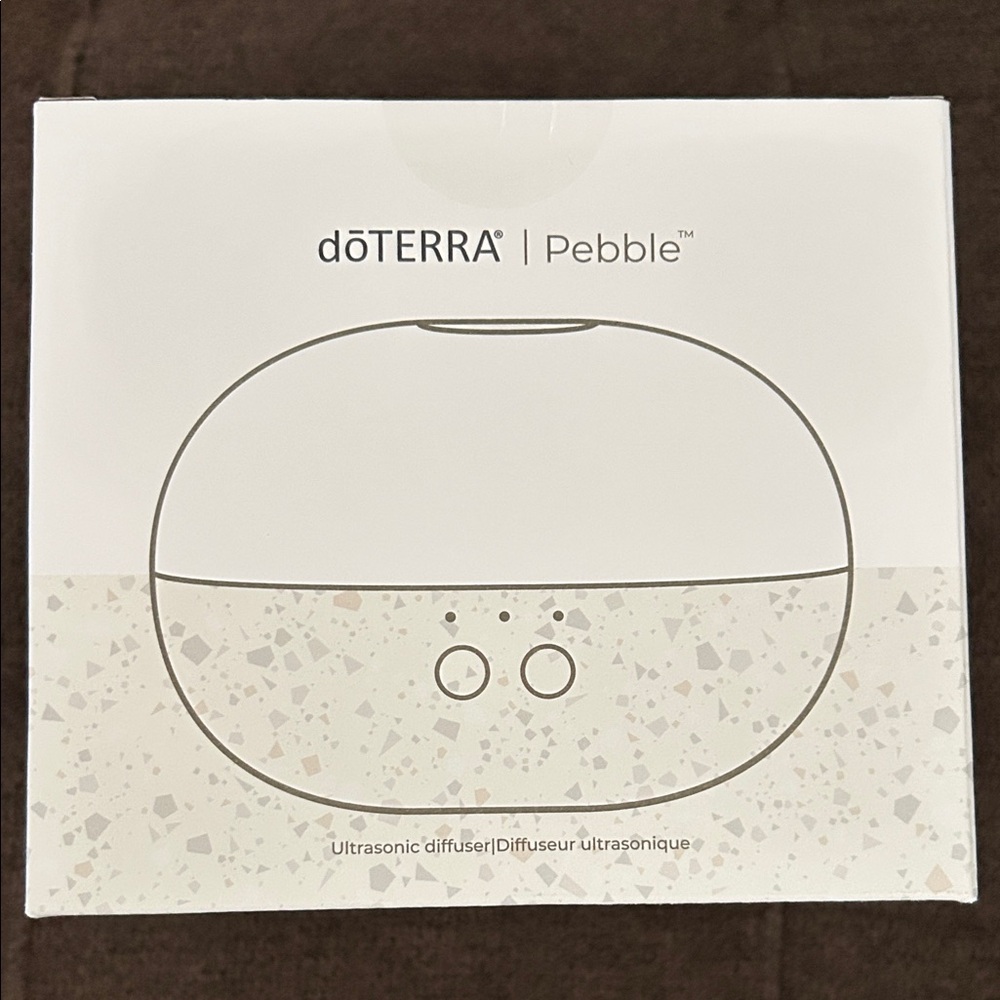 Doterra Pebble Ultrasonic Diffuser - White and Gray